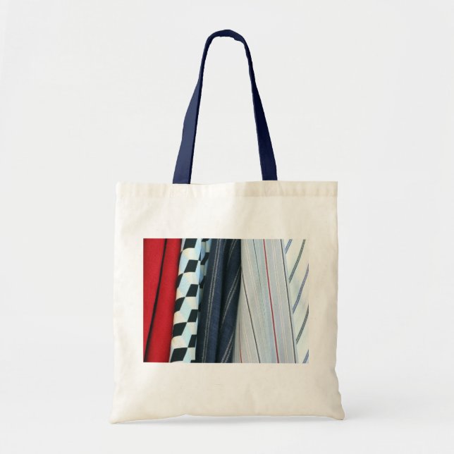 Bolso De Tela 5 telas con los modelos geométricos (Frente)