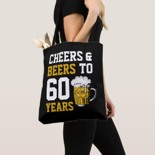 Bolso De Tela 60 años de vigilia y cerveza a 60 años