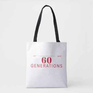Bolso De Tela 60 generaciones de tenacidad y gracia