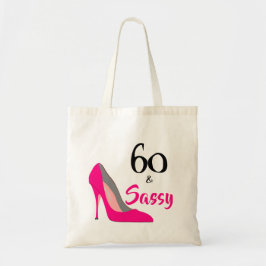 Bolso De Tela 60 y descarada cumpleaños 60