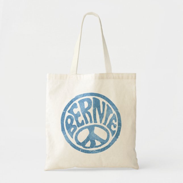 Bolso De Tela 60s paz Bernie (Frente)