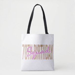 Bolso De Tela 70.ª cita del escuadrón de cumpleaños