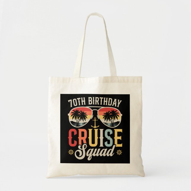 Bolso De Tela 70.º Aniversario De La Familia Cruise Squad (Frente)