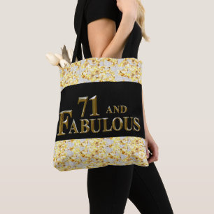 Bolso De Tela 71 cumpleaños