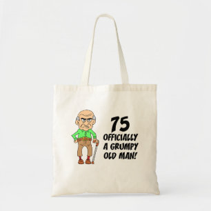 Bolso De Tela 75.º Aniversario El anciano gruñón Tote Bag