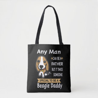 Bolso De Tela 7 Cualquier hombre Beagle Daddy