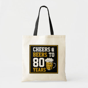 Bolso De Tela 80 años de júbilo y cerveza a 80 años