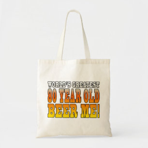Bolso De Tela 80.os cumpleaños divertidos: Años más grandes d