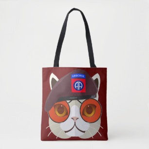 Bolso De Tela ¡82ª Airborne Kitty Kat!