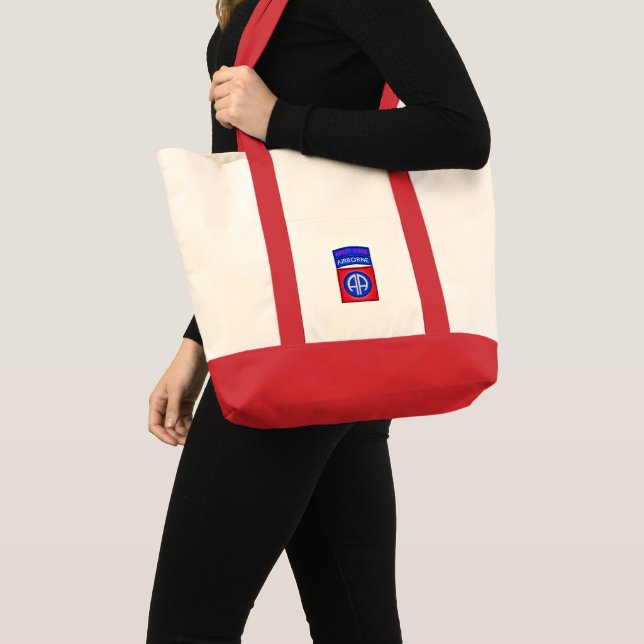 Bolso De Tela 82ª División Aérea "Esposa paracaidista" (Anverso (producto))
