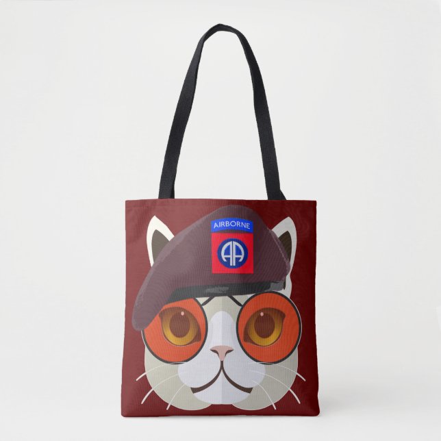 Bolso De Tela 82.º Kitty Kat Airborne! (Anverso)