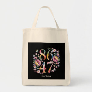 Bolso De Tela 8647 Sutil Estilo Floral Boho Protesta Pacífica