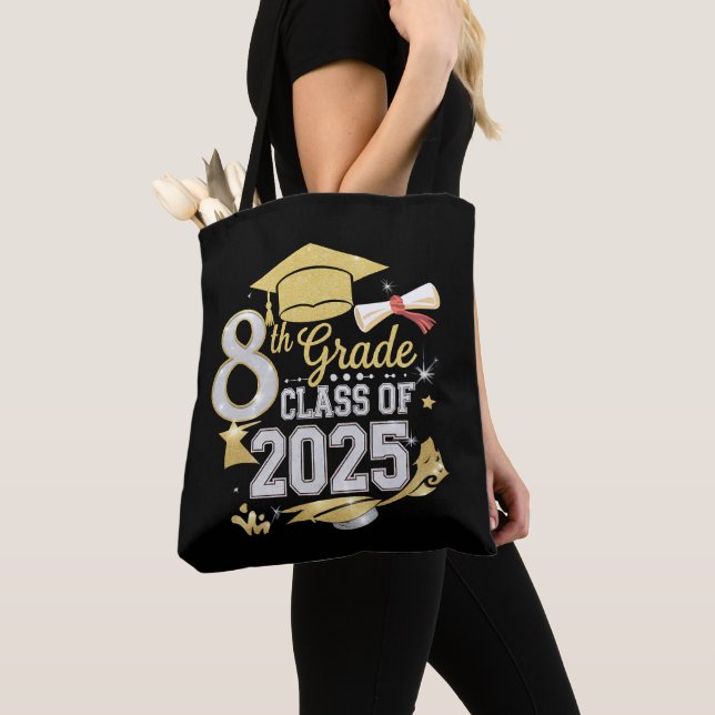 Bolso De Tela 8.º Grado De Graduación De 2025 (Detalle)