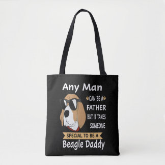 Bolso De Tela 8 Cualquier hombre beagle a papá