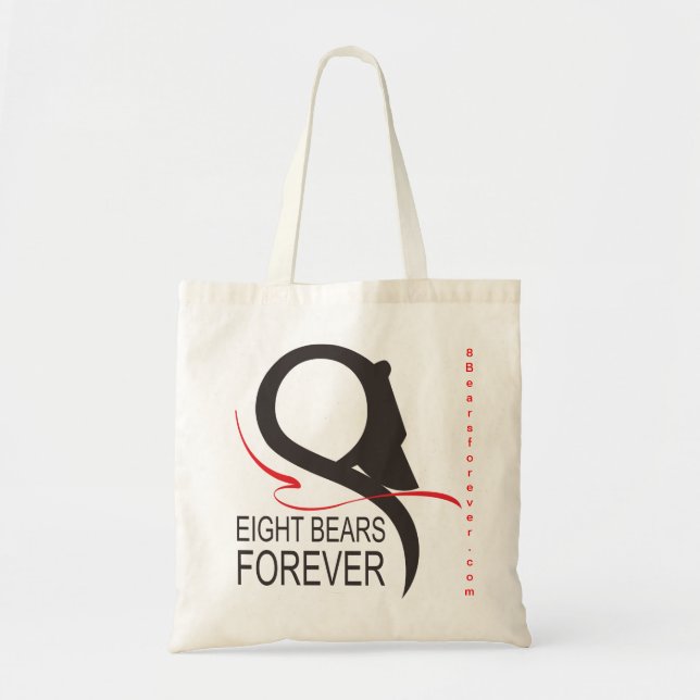 Bolso De Tela 8 osos para siempre (Frente)