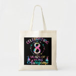 Bolso De Tela 8 Years of Being Awesome 8 Years Old 8th Birthday<br><div class="desc">8 Years of Being Awesome 8 Years Old 8th Birthday Tie Dye</div>