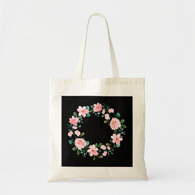 Bolso De Tela 93 años Hombres Amados Mujeres 93 años Floral 93 (Frente)