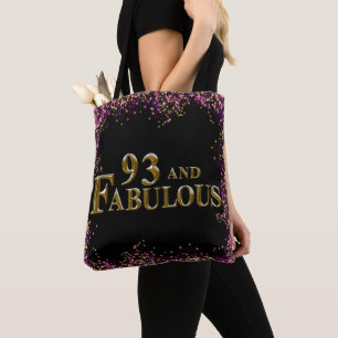 Bolso De Tela 93 cumpleaños