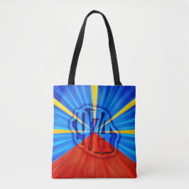 Bolso De Tela 974 Ile de la Réunion - Drapeau réunionnais