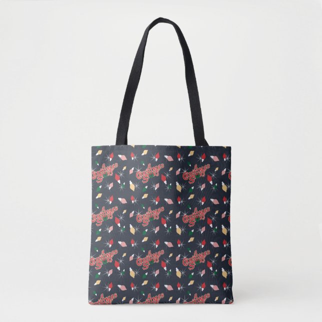 Bolso De Tela A Christmas Story | Christmas Lights Pattern (Anverso)