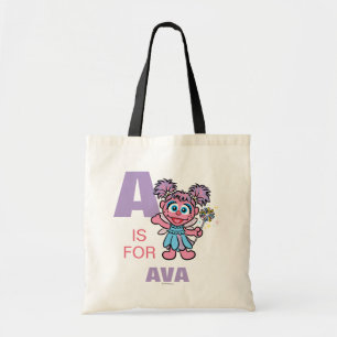 Bolso De Tela A es para Abby Cadabby Agrega tu nombre