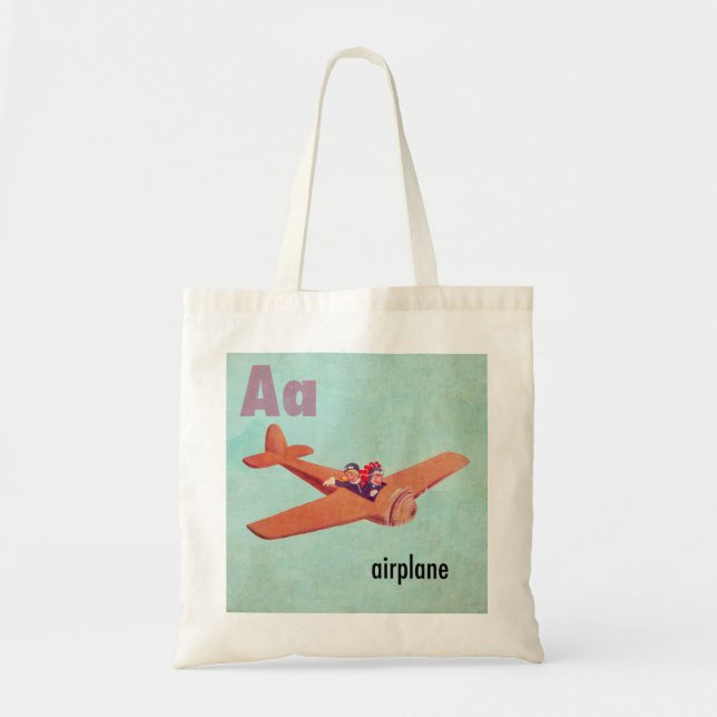 Bolso De Tela A es para avión (Frente)