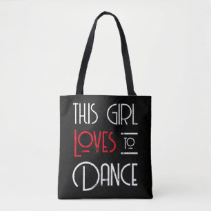 Bolso De Tela A Este Chica Le Encanta El Baile