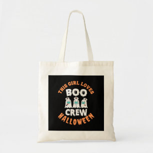 Bolso De Tela A este Chica le encanta Halloween como enfermera