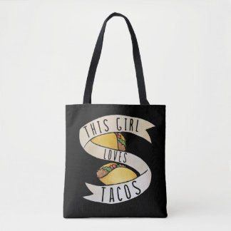 Bolso De Tela A este chica le encantan los tacos