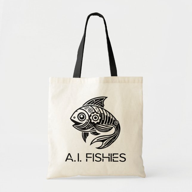 Bolso De Tela A.I. Fishies Tote Bag (Frente)