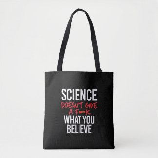 Bolso De Tela A la ciencia no le importa un f—k
