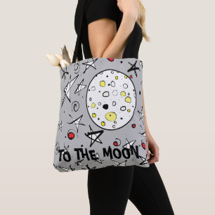 Bolso De Tela A la LUNA