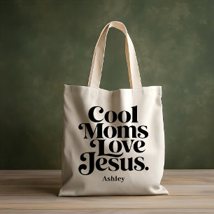 Bolso De Tela A las mamás geniales les encanta Jesús
