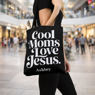 Bolso De Tela A las mamás geniales les encanta Jesús
