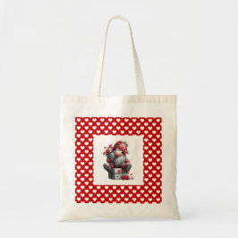 Bolso De Tela "A Love Note for You" Valentine Gnome