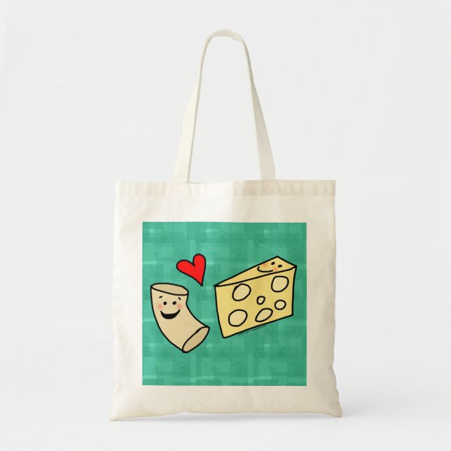 Bolso De Tela A Mac Le Encanta El Queso, Gracioso Macaroni Cute  (Frente)