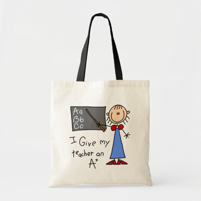 Bolso De Tela A más profesor (Frente)