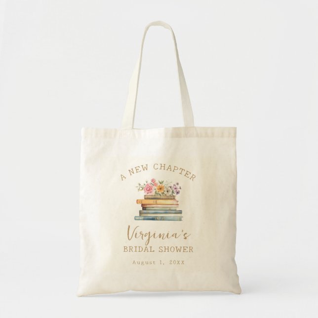 Bolso De Tela A Nueva Capítulo Libros Desayuno Nupcial (Frente)