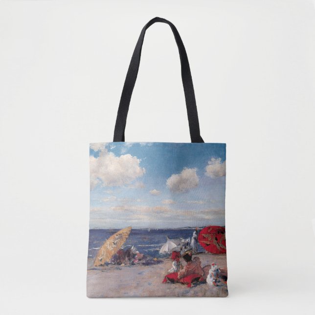 Bolso De Tela A Orillas Del Mar (Anverso)