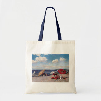 Bolso De Tela A Orillas Del Mar