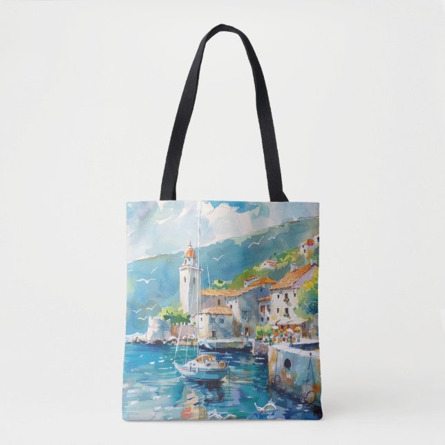 Bolso De Tela A Sea Port (Anverso)