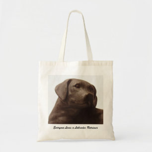 Bolso De Tela A todos les encanta un recuperador de labrador