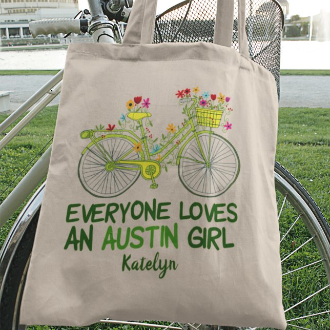 Bolso De Tela A todos les encanta una bicicleta Personalizado Au (Subido por el creador)