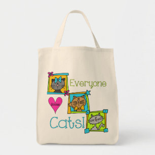 Bolso De Tela A todos les gustan los gatos
