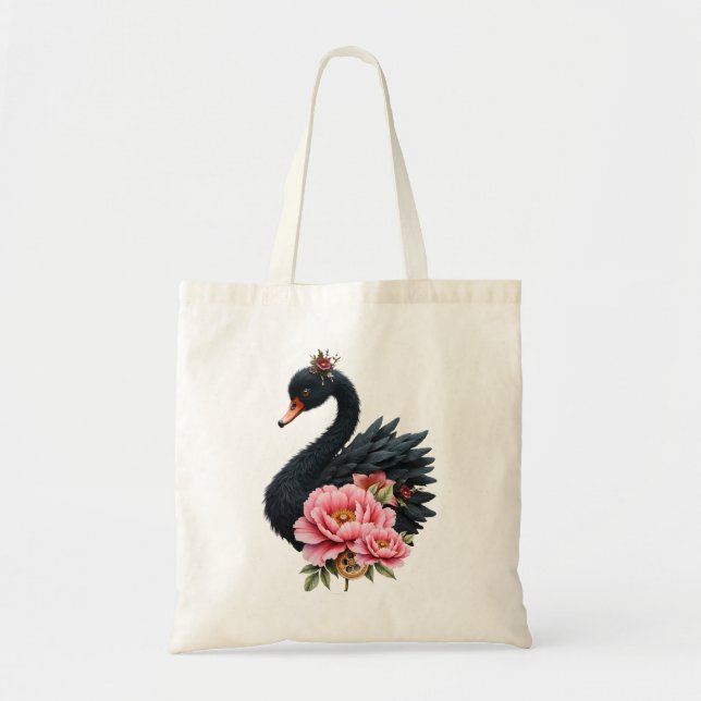 Bolso De Tela A touch of rose and swan's glow. (Frente)