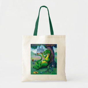 Bolso De Tela A veces gana el dragón