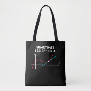 Bolso De Tela A veces me salgo por la tangente