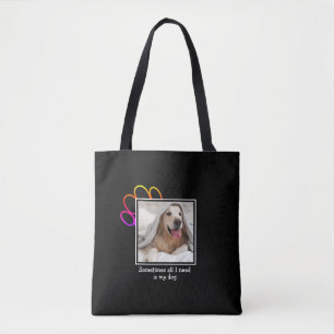 Bolso De Tela A VECES TODO LO QUE NECESITO Es Papel Imprimir Fot