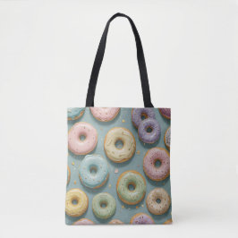 Bolso De Tela A Whimsical Pastel Donut Dream