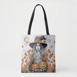 Bolso De Tela A witch's love
